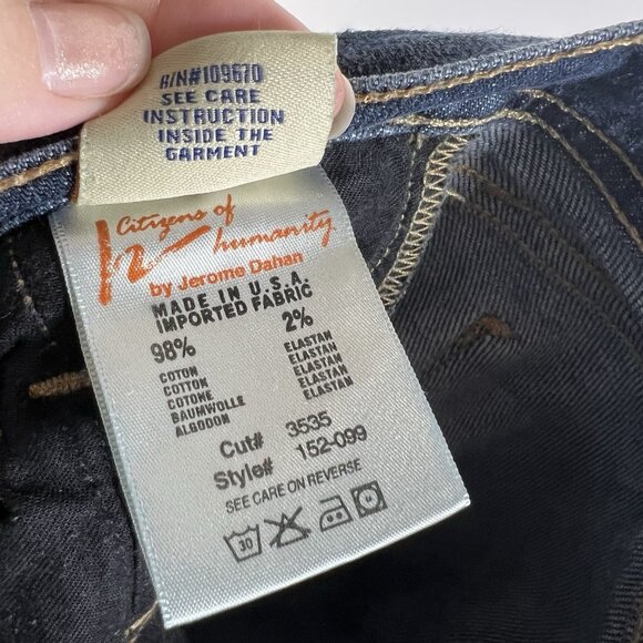 CITIZENS OF HUMANITY Women’s Ingrid Flare Onasis #152 Stretch Sz 27 Boho - Picture 13 of 13